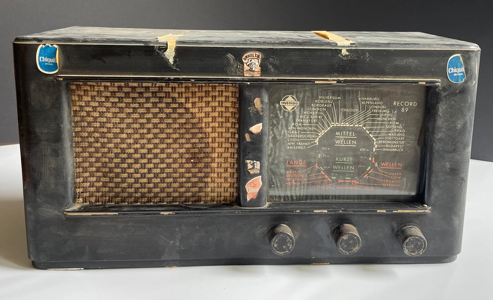 Röhrenradio Emud Modell Record 89-WKN (A-Röhren) (Museum Guntersblum CC BY-NC-SA)