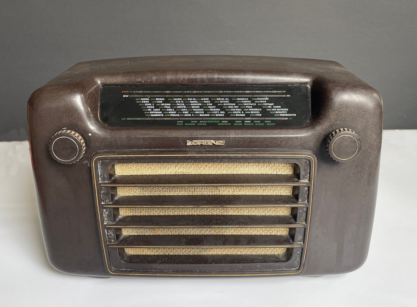 Röhrenradio Lorenz Modell Wendelstein UI (Museum Guntersblum CC BY-NC-SA)