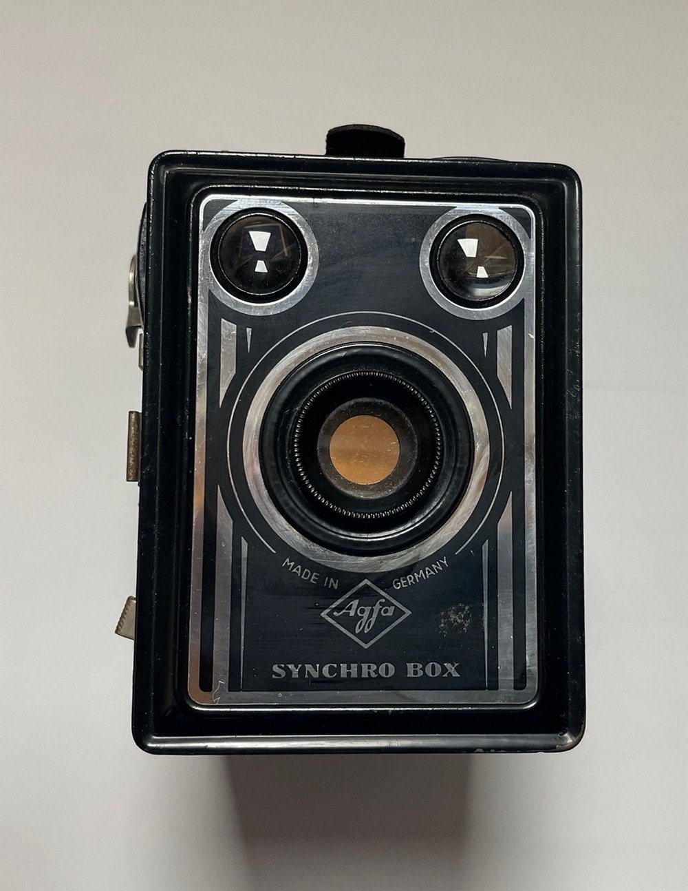 Fotoapparat Agfa Modell Synchrobox (Museum Guntersblum CC BY-NC-SA)