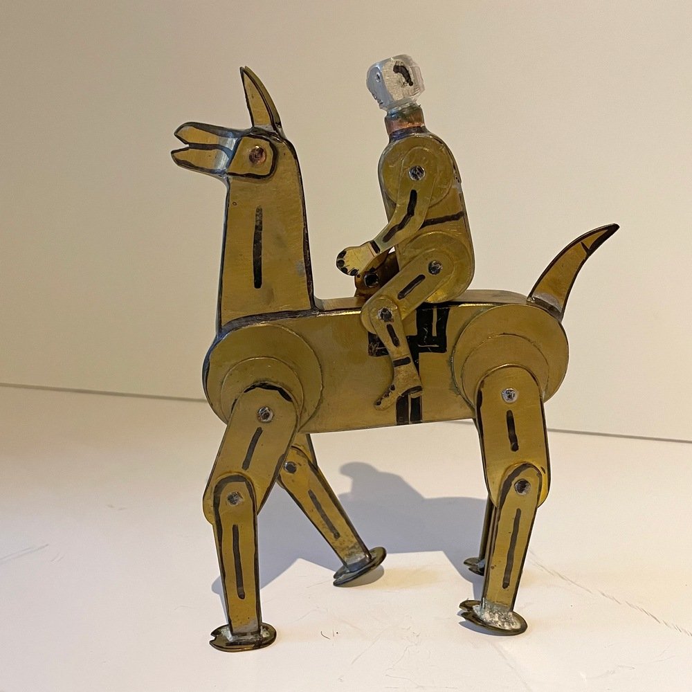 Reiterfigur aus Metall - Einzelanfertigung - eigene Herstellung (Museum Guntersblum CC BY-NC-SA)
