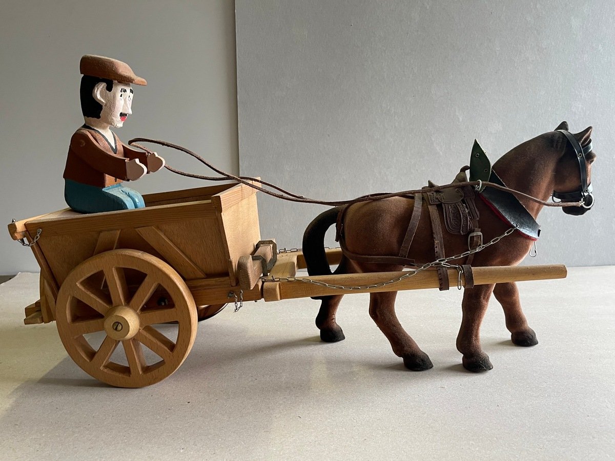 Spielzeugmodell eines Pferdewagens (Museum Guntersblum CC BY-NC-SA)