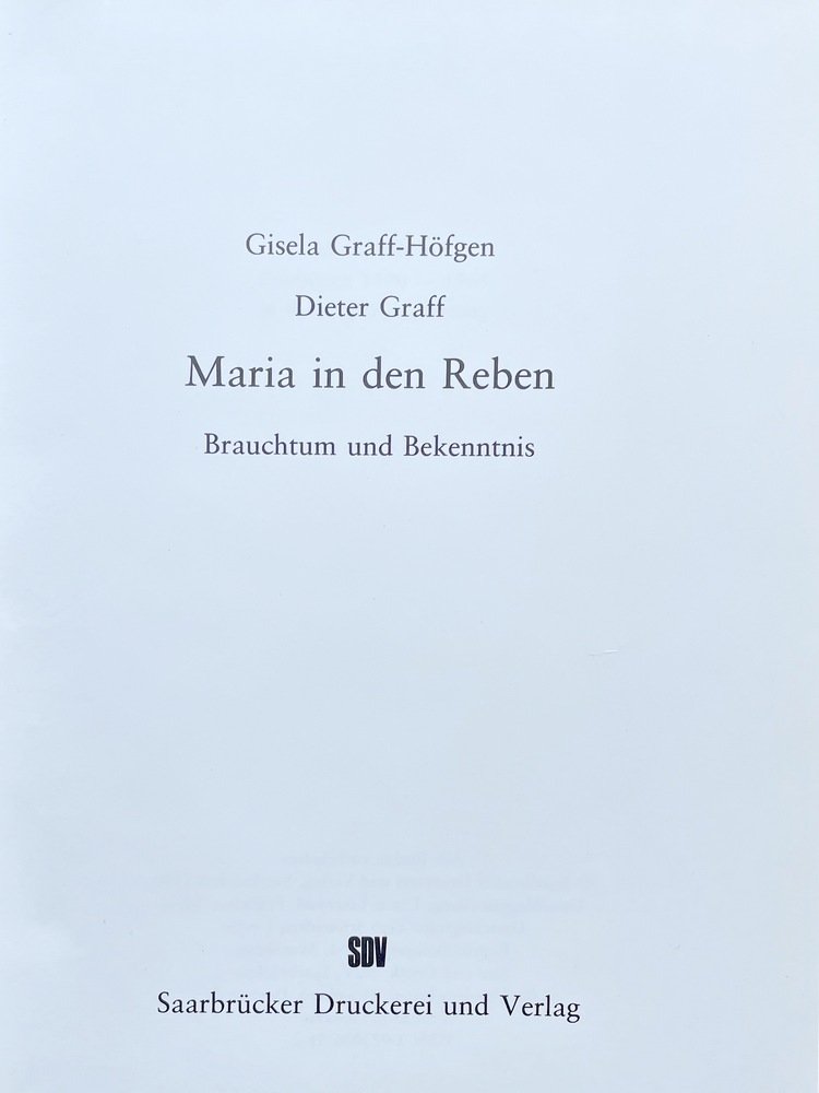 Maria in den Reben - von Gisela Graff-Höfgen und Dieter Graff (Museum Guntersblum CC BY-NC-SA)