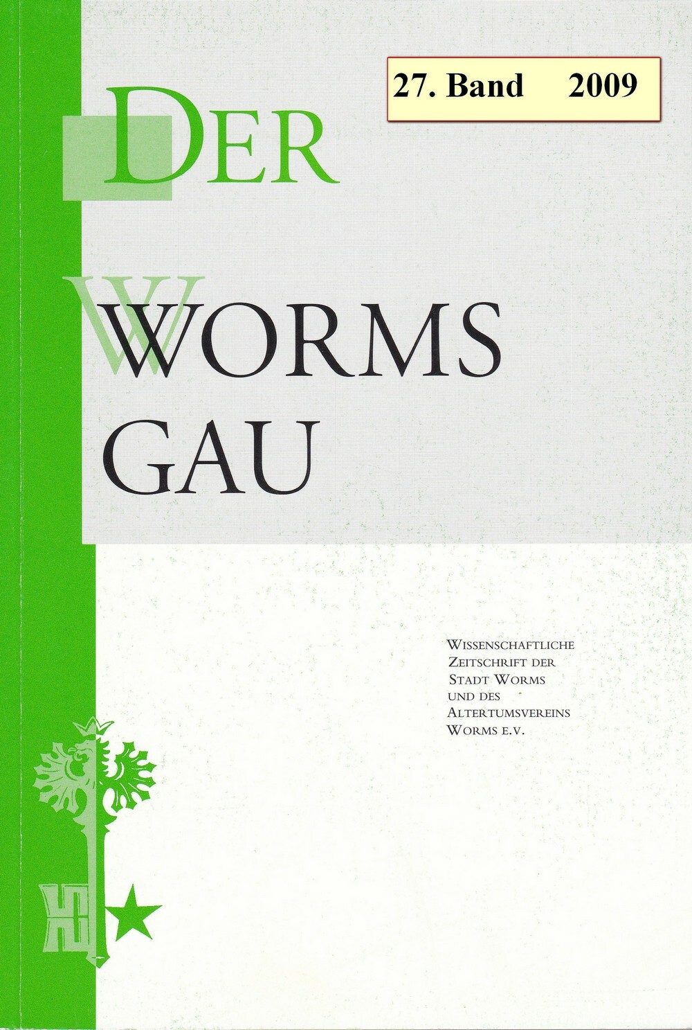 Der Wormsgau 27. Band (Kulturverein Guntersblum CC BY-NC-SA)