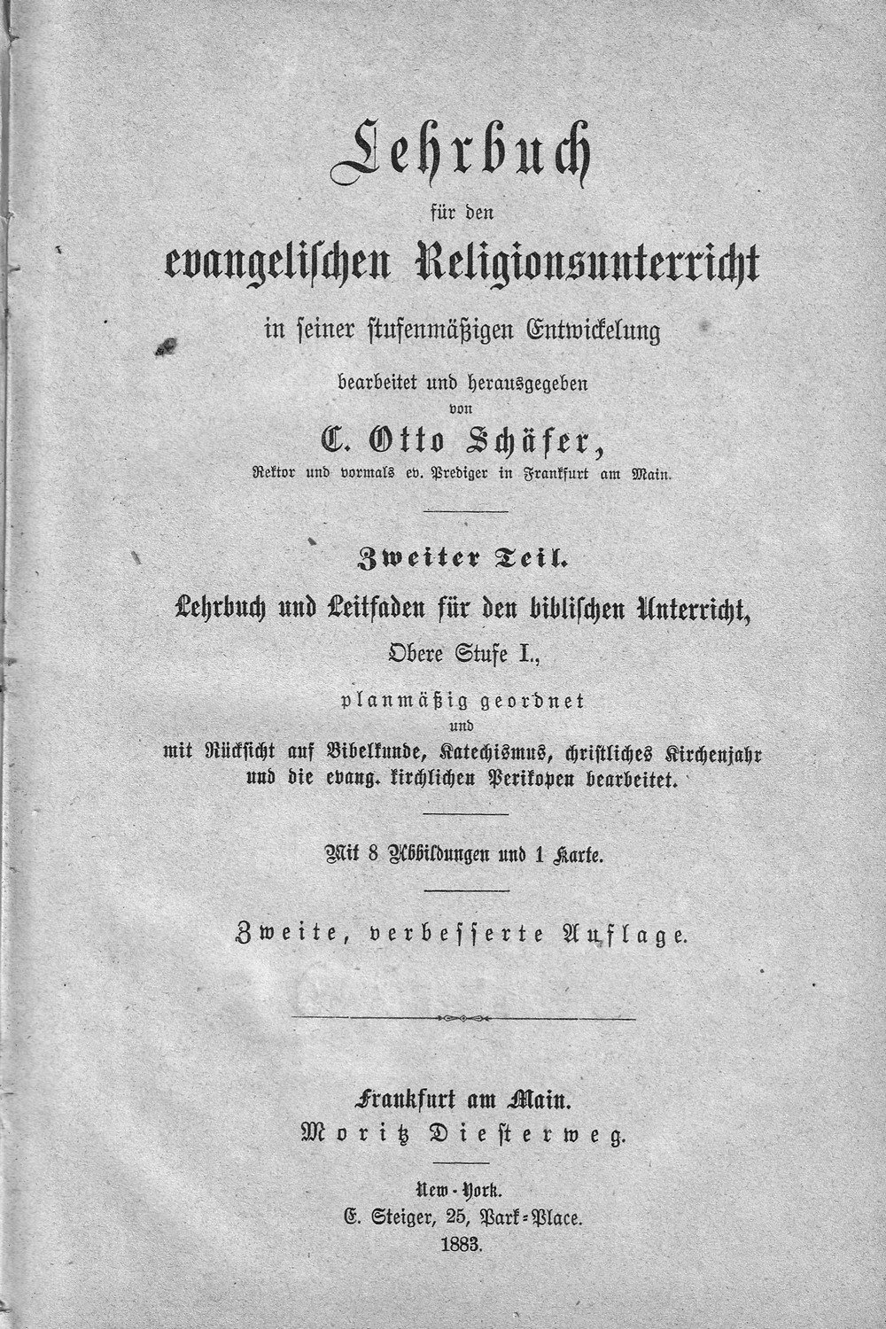 Lehrbuch Religionsunterricht (Kulturverein Guntersblum CC BY-NC-SA)