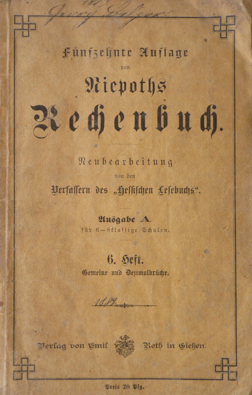 11131 Niepoths Rechenbuch (Kulturverein Guntersblum CC BY-NC-SA)