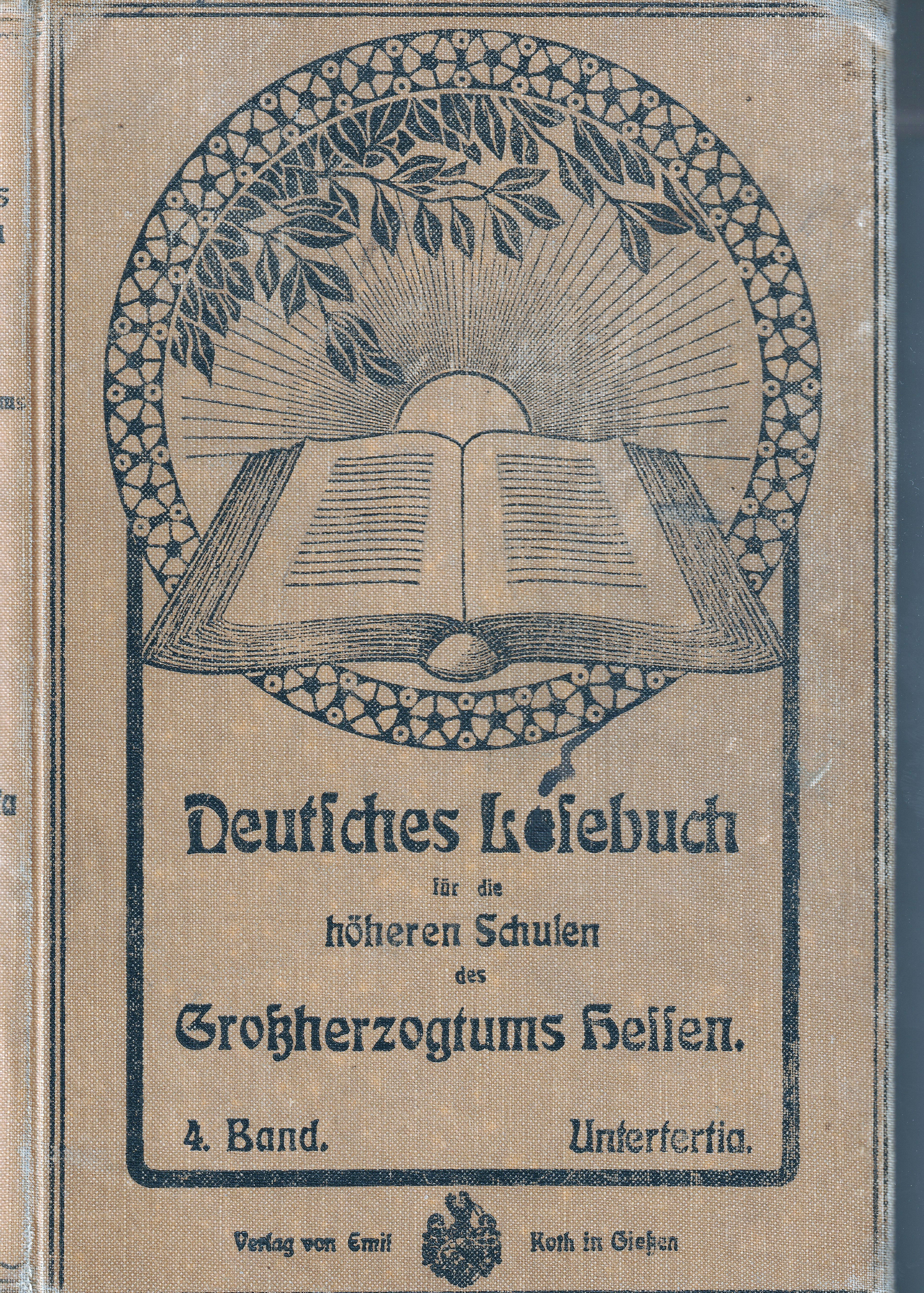 Deutsches Lesebuch 4. Band Untertertia (Museum Guntersblum CC BY-NC-SA)