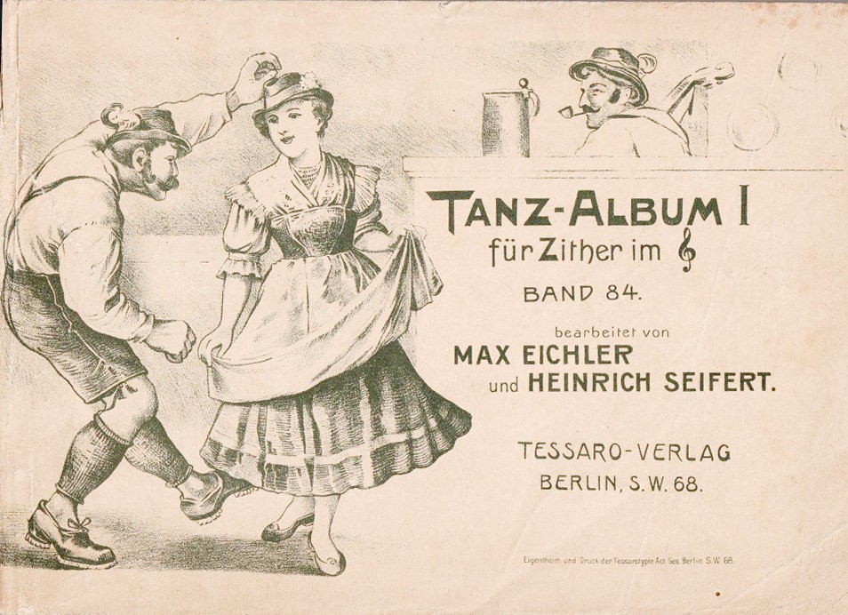 Tanz-Album für Zither 1910 (Kulturverein Guntersblum CC BY-NC-SA)