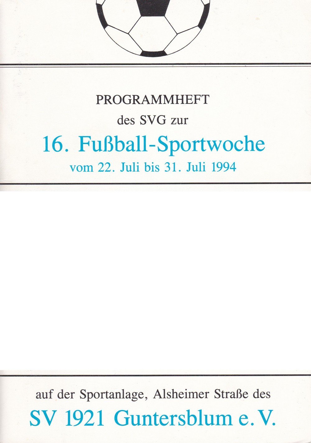 16. Fußball-Sportwoche (Kulturverein Guntersblum CC BY-NC-SA)