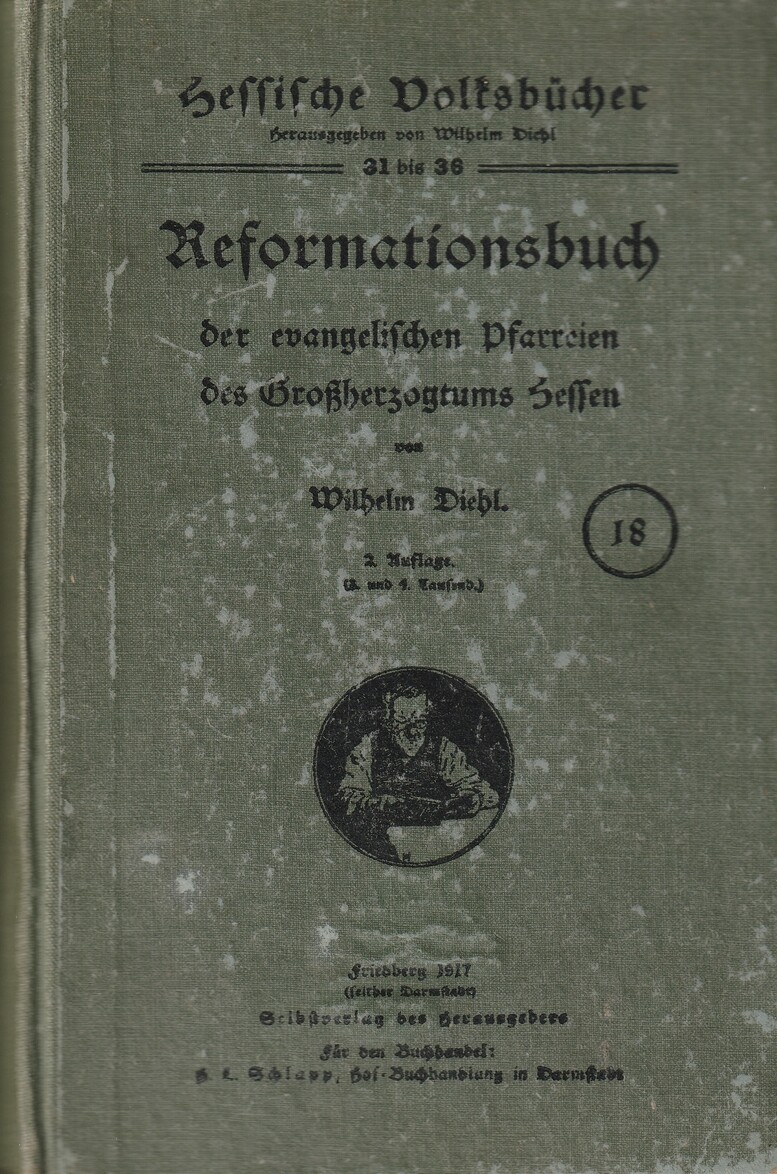 Reformationsbuch der evangelischen Pfarreien des Großherzogtums Hessen (Kulturverein Guntersblum CC BY-NC-SA)