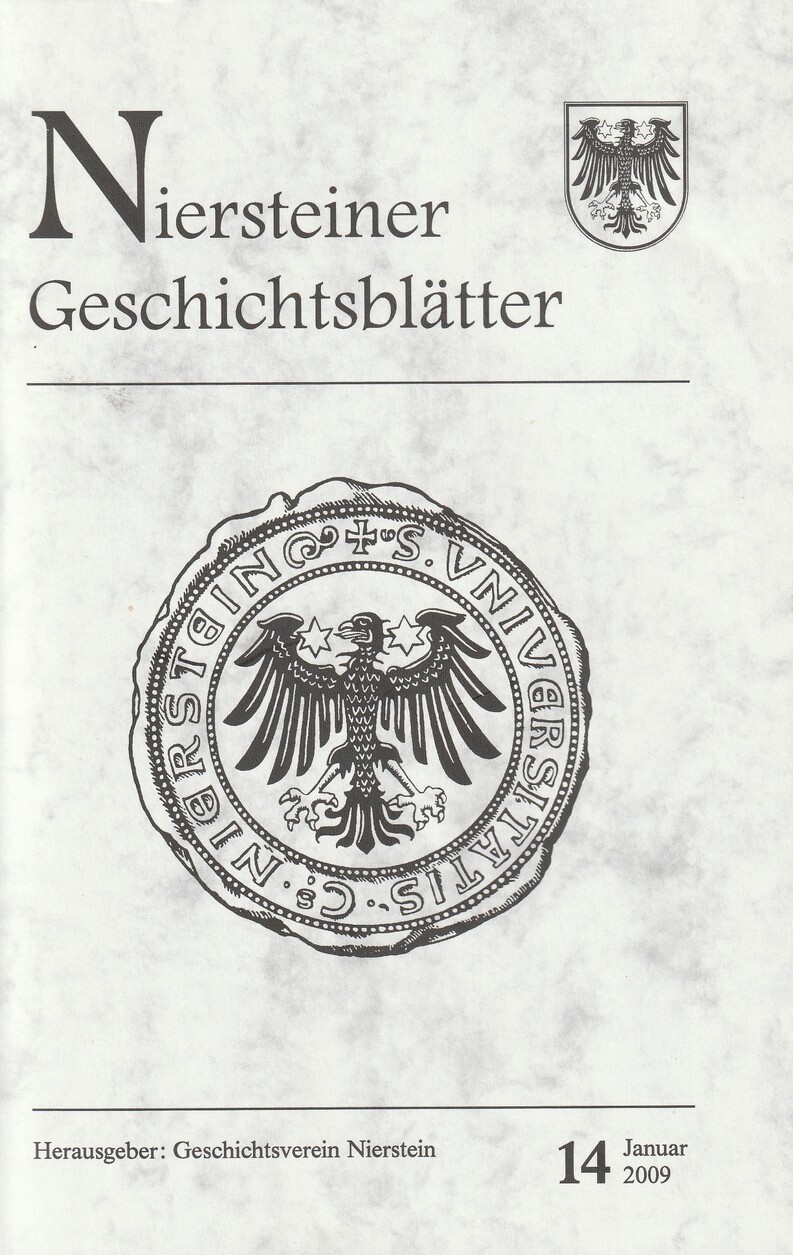 Niersteiner Geschichtsblätter 14 (Kulturverein Guntersblum CC BY-NC-SA)