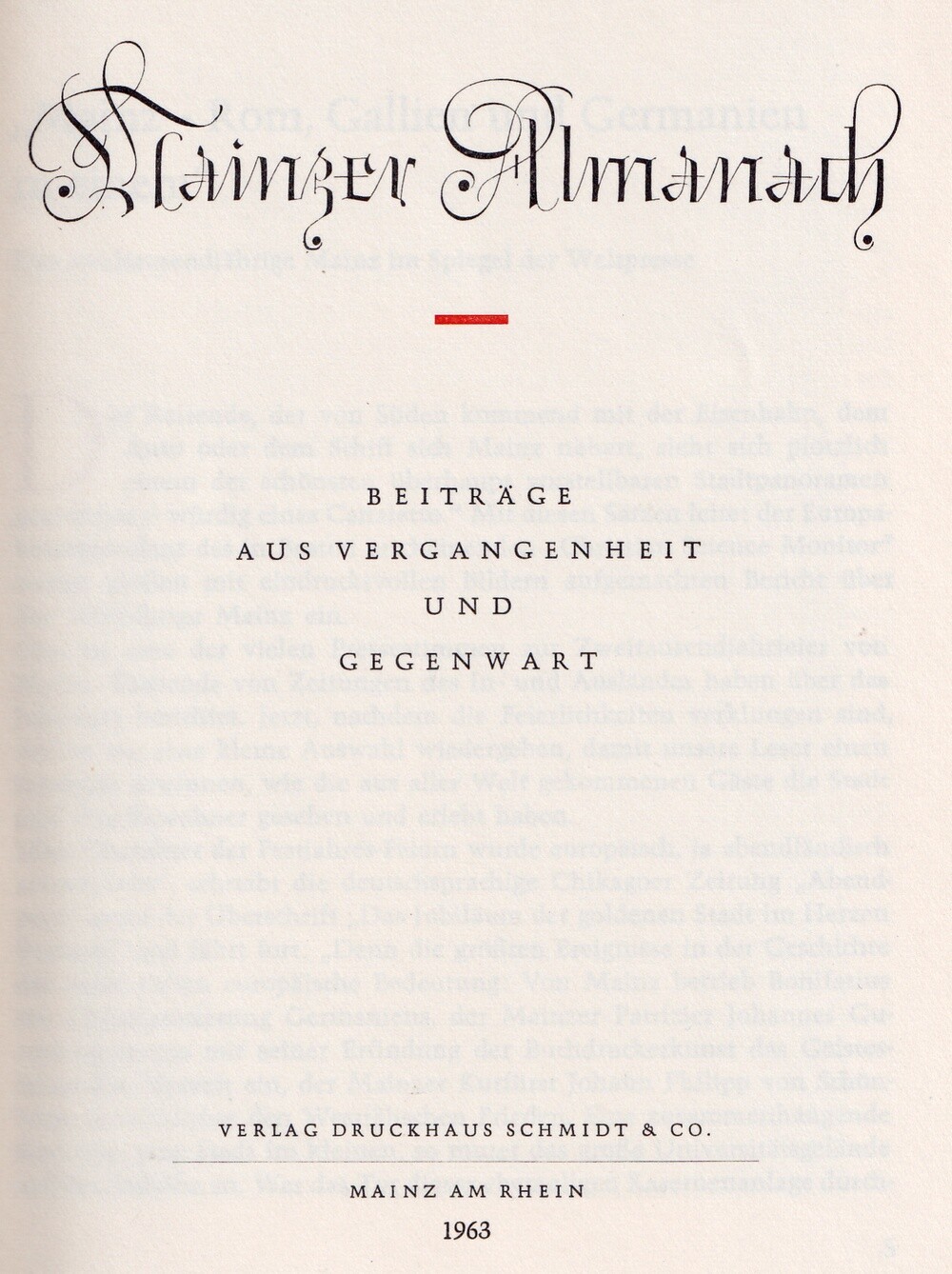 Mainzer Almanach 1963 (Kulturverein Guntersblum CC BY-NC-SA)