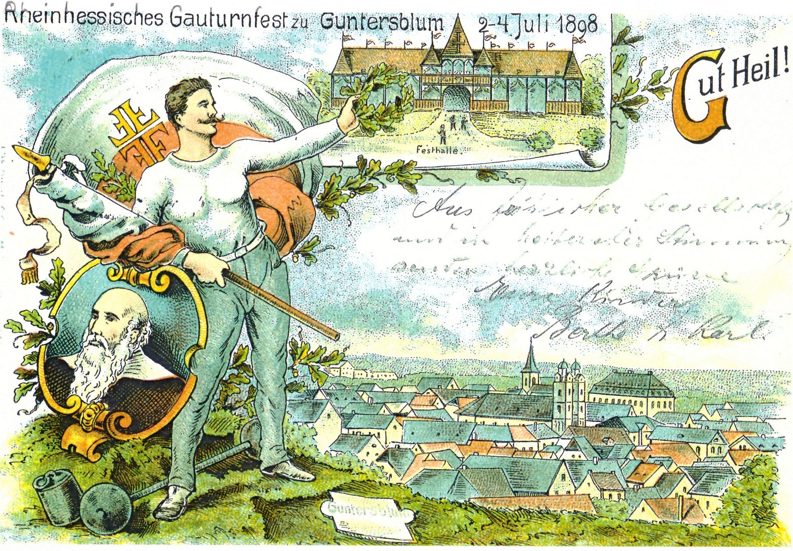 Bilder zur 1100 Jahrfeier Guntersblum (Kulturverein Guntersblum CC BY-NC-SA)