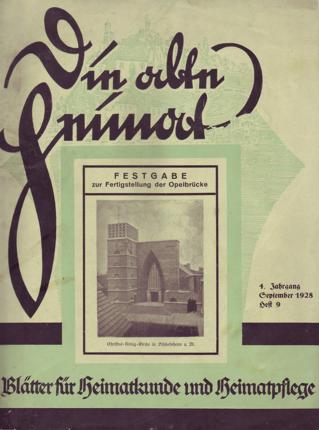 Die Alte Heimat 1928 (Kulturverein Guntersblum CC BY-NC-SA)