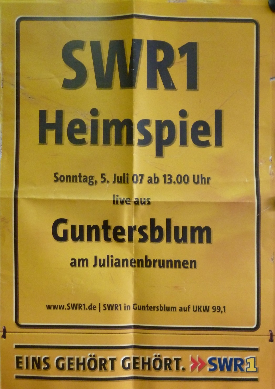 SWR 1 Heimspiel (Kulturverein Guntersblum CC BY-NC-SA)