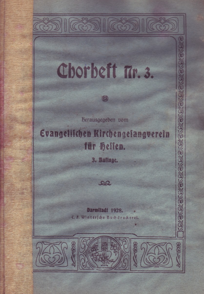Chorheft Nr. 3 (Kulturverein Guntersblum CC BY-NC-SA)