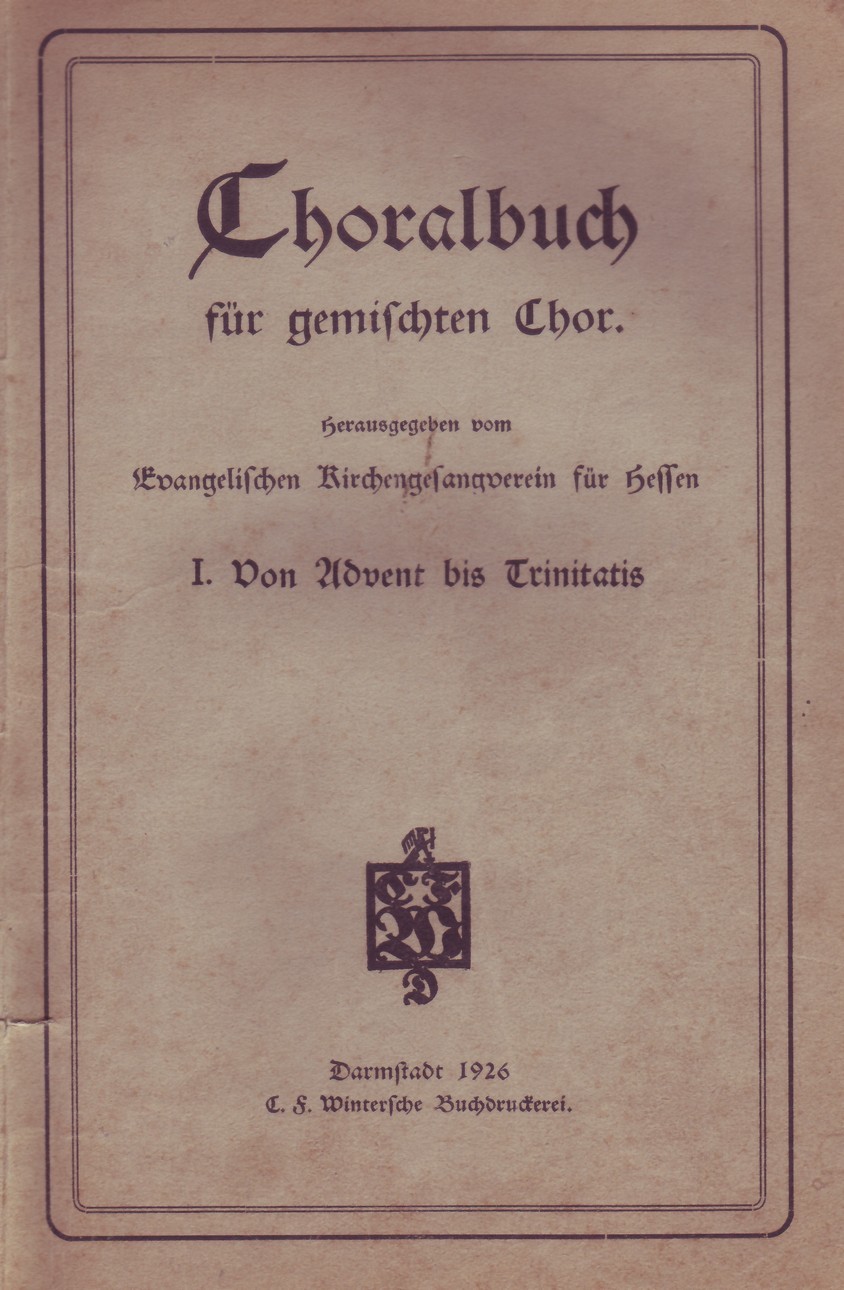 Choralbuch für gemischten Chor (Kulturverein Guntersblum CC BY-NC-SA)