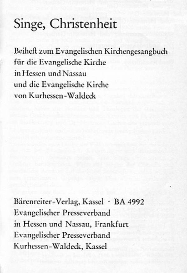 Singe Christenheit (Kulturverein Guntersblum CC BY-NC-SA)