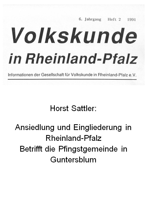 Ansiedlung und Eingliederung in Rheinland-Pfalz (Kulturverein Guntersblum CC BY-NC-SA)