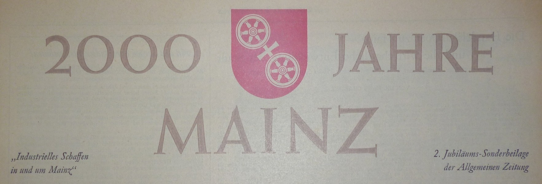 2000 Jahre Mainz (Kulturverein Guntersblum CC BY-NC-SA)