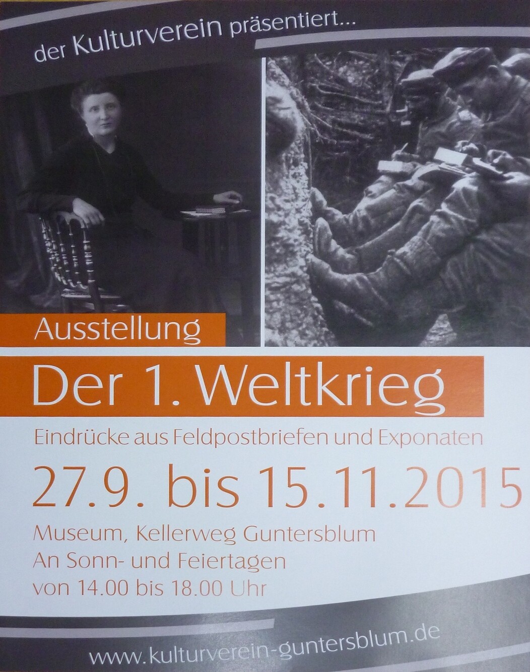 Unterlagen zur Vorbereitung der geplanten Ausstellung "Erster Weltkrieg" 2015 (Kulturverein Guntersblum CC BY-NC-SA)