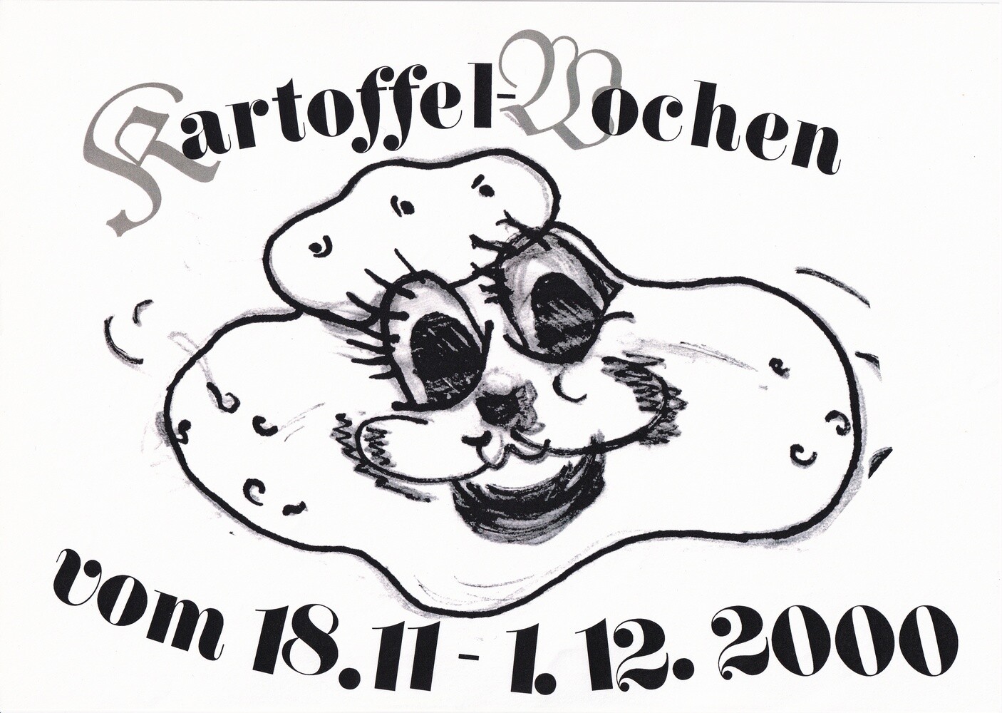 Kartoffel-Wochen vom 18.11. - 1.12.2000 (Kulturverein Guntersblum CC BY-NC-SA)