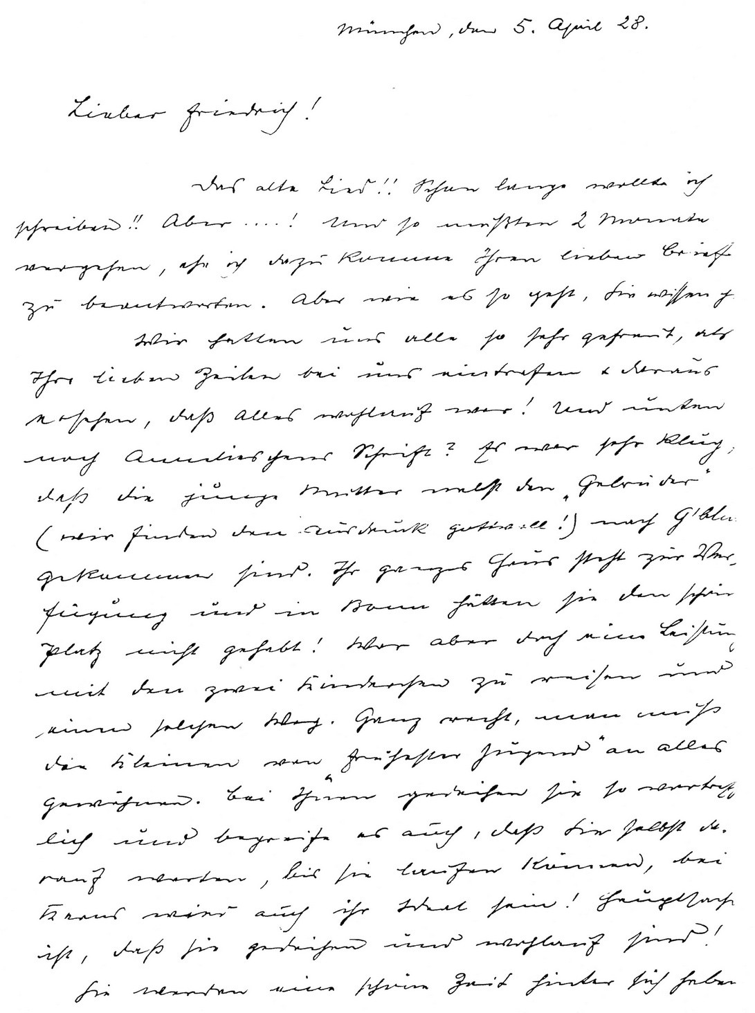 Brief von Carl Küstner (Kulturverein Guntersblum CC BY-NC-SA)
