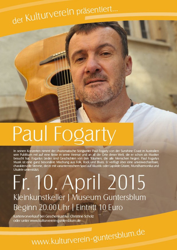 Paul Forgarty im Museum Guntersblum (Kulturverein Guntersblum CC BY-NC-SA)
