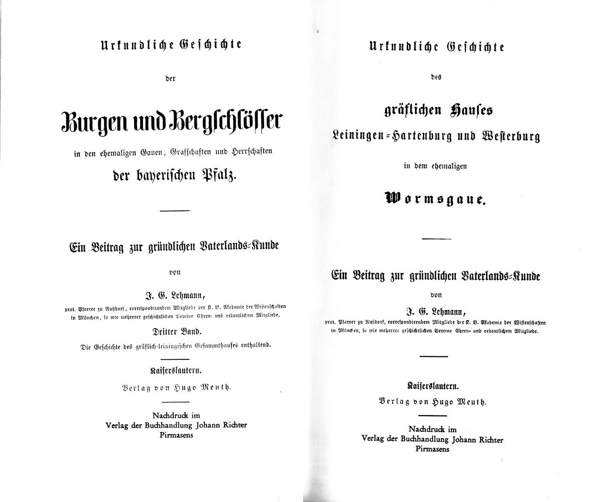 Urkundliche Geschichte der Burgen und Bergschlösser, Bd. 3 - 4 (Kulturverein Guntersblum CC BY-NC-SA)