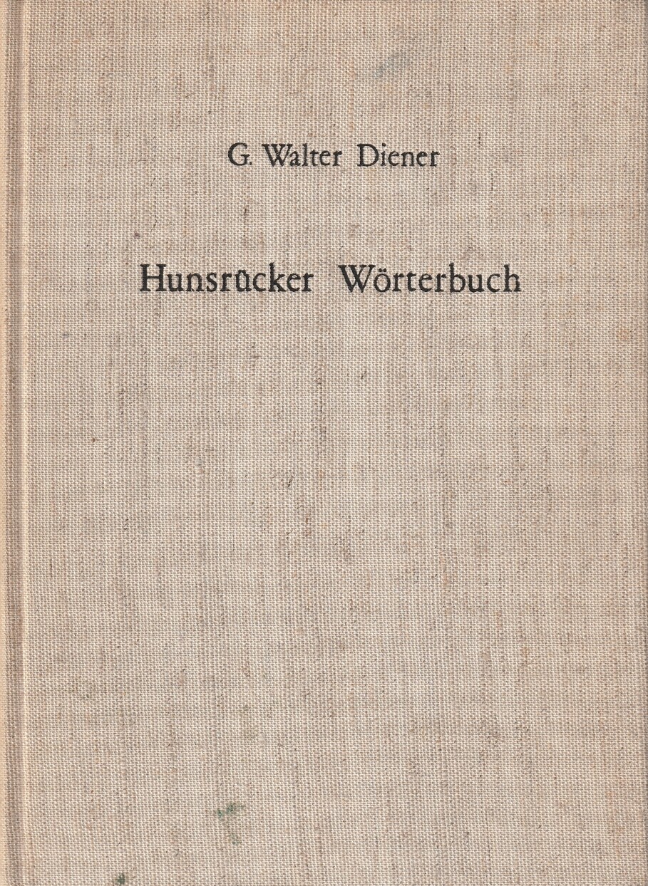 Hunsrücker Wörterbuch (Kulturverein Guntersblum CC BY-NC-SA)