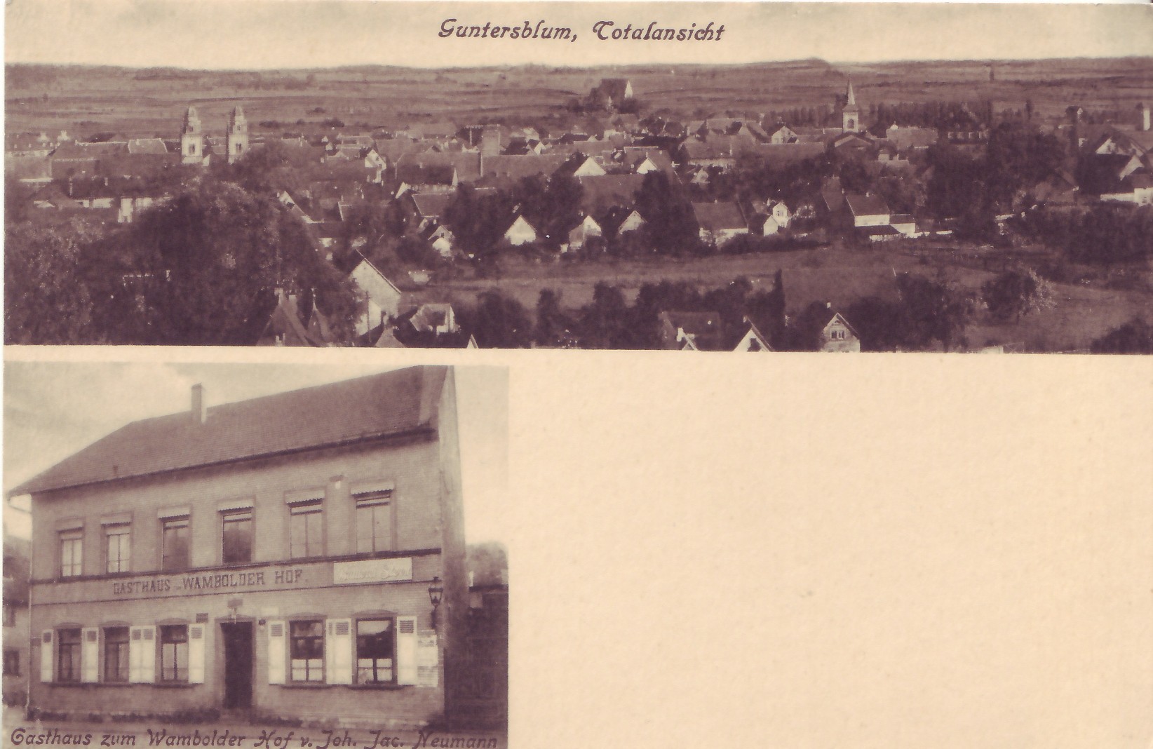 Postkarte Wambolder Hof (Kulturverein Guntersblum CC BY-NC-SA)