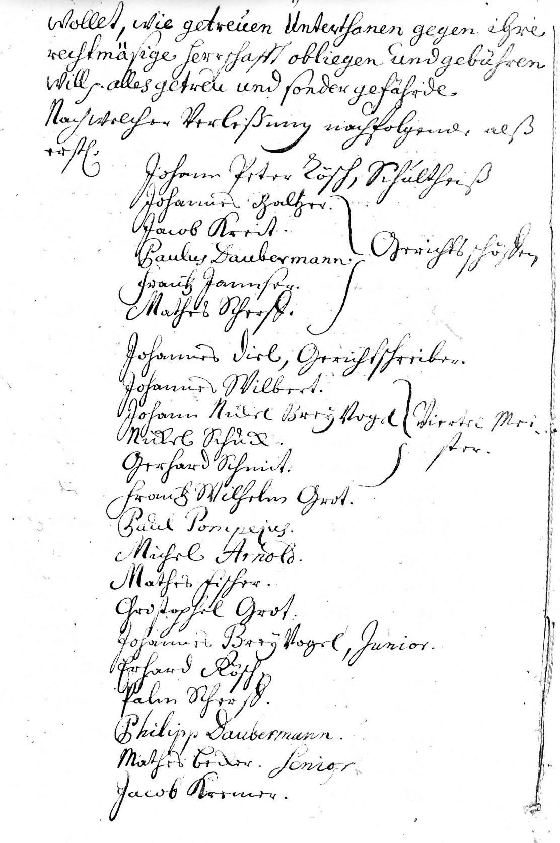 Gabsheimer Einwohnerliste 1719 (Kulturverein Guntersblum CC BY-NC-SA)