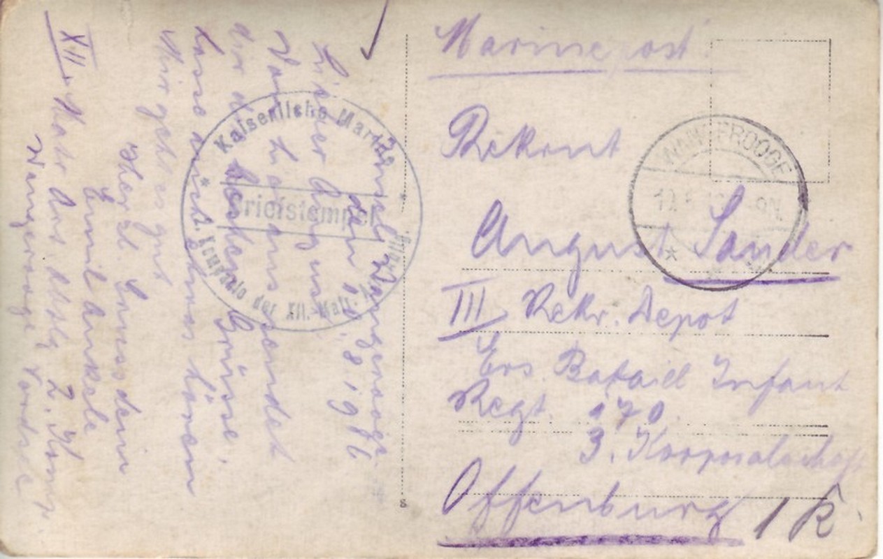 Erste Weltkrieg Feldpostkarten und Feldbildpostkarten (Kulturverein Guntersblum CC BY-NC-SA)