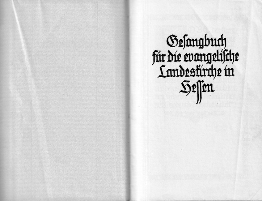 Gesangbuch für die Evangelische Landeskirche in Hessen (Kulturverein Guntersblum CC BY-NC-SA)