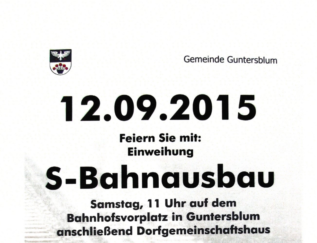 Begleitheft zur Ausstellung S-Bahnausbau Guntersblum (Kulturverein Guntersblum CC BY-NC-SA)