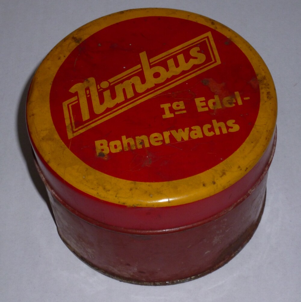 Nimbus 1a Edel Bohnerwachs Dose (Kulturverein Guntersblum CC BY-NC-SA)