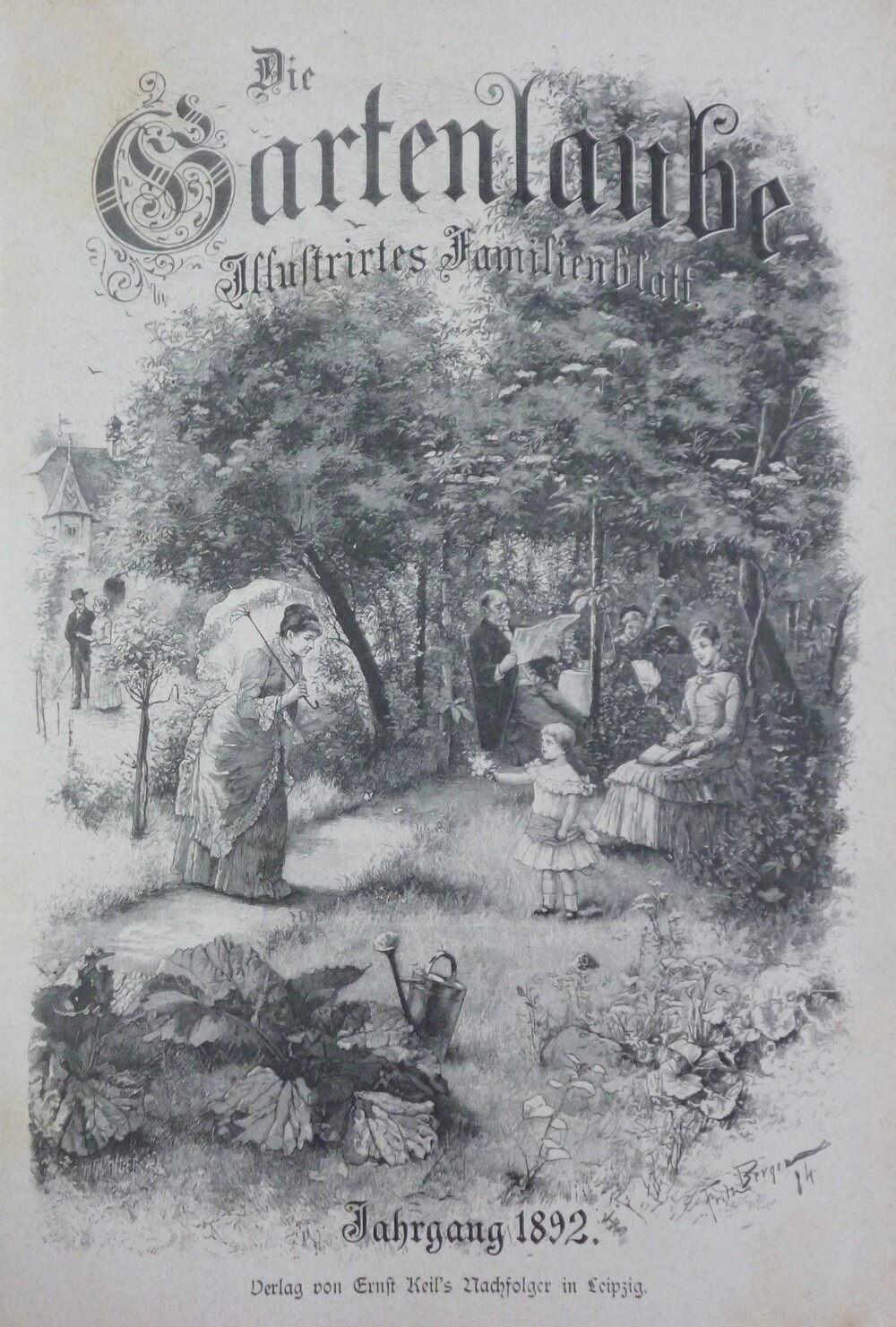 Die Gartenlaube Jahrgang 1892 (Kulturverein Guntersblum CC BY-NC-SA)