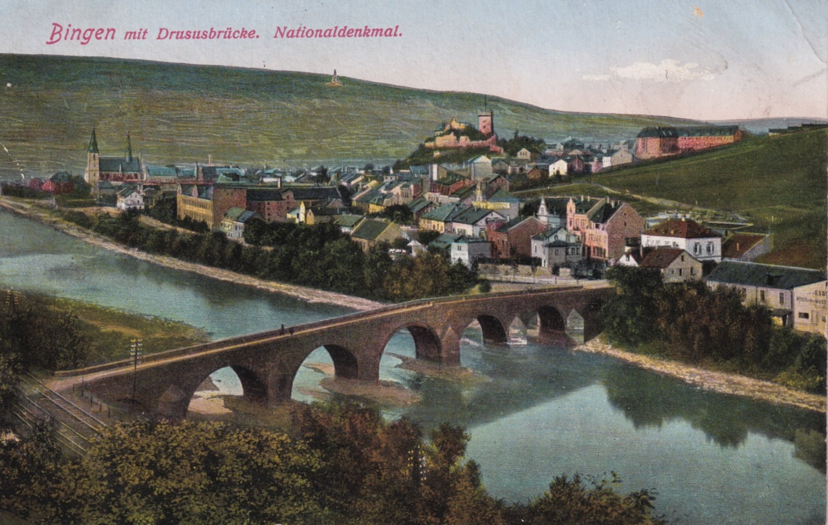 Ansichtspostkarten Bingen am Rhein (Kulturverein Guntersblum CC BY-NC-SA)