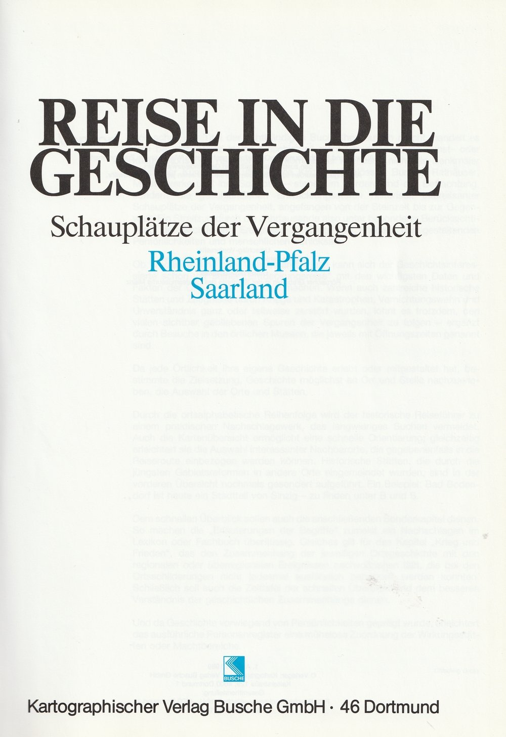 Schauplätze der Vergangenheit - Reise in die Geschichte - Rheinland-Pfalz und Saarland (Kulturverein Guntersblum CC BY-NC-SA)