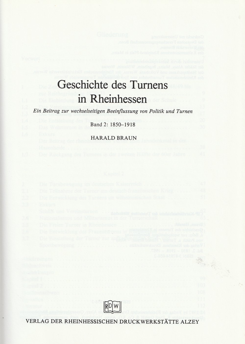 Geschichte des Turnens in Rheinhessen II (Kulturverein Guntersblum CC BY-NC-SA)