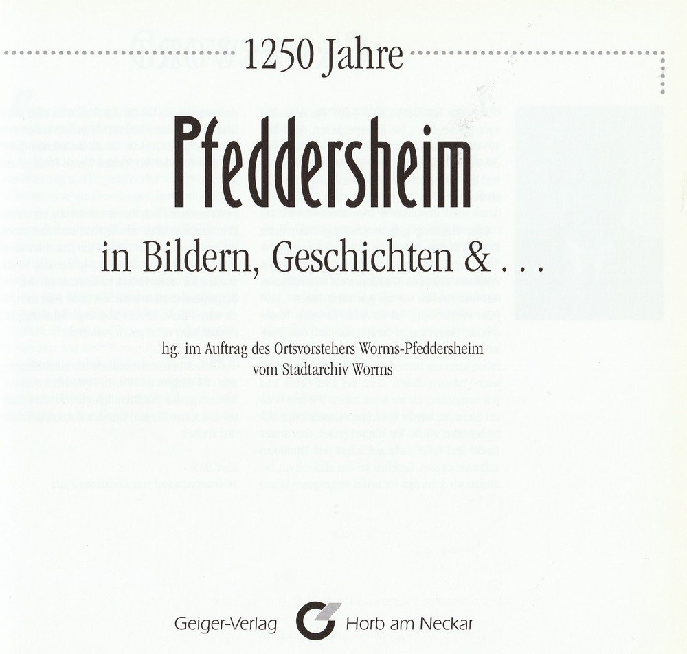 1250 Jahre Pfeddersheim in Bildern, Geschichten & ... (Kulturverein Guntersblum CC BY-NC-SA)