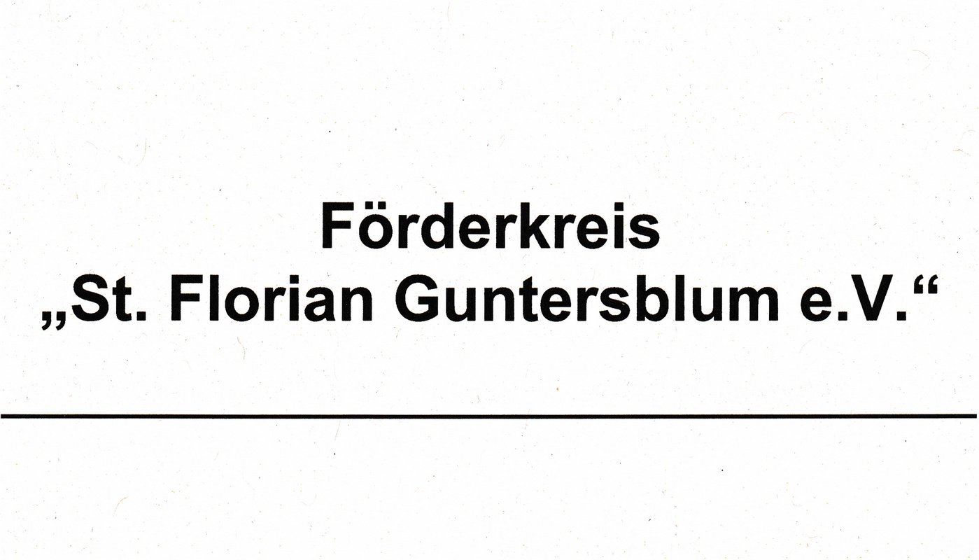 Förderkreis "St. Florian Guntersblum e.V" (Kulturverein Guntersblum CC BY-NC-SA)