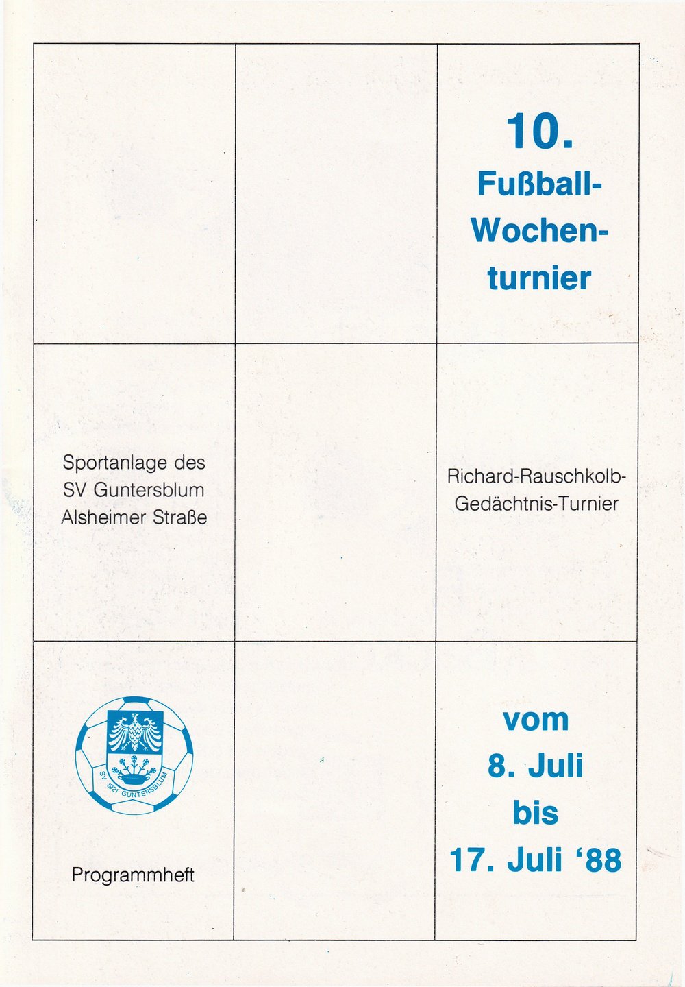 Sportwoche 1988 (Kulturverein Guntersblum CC BY-NC-SA)