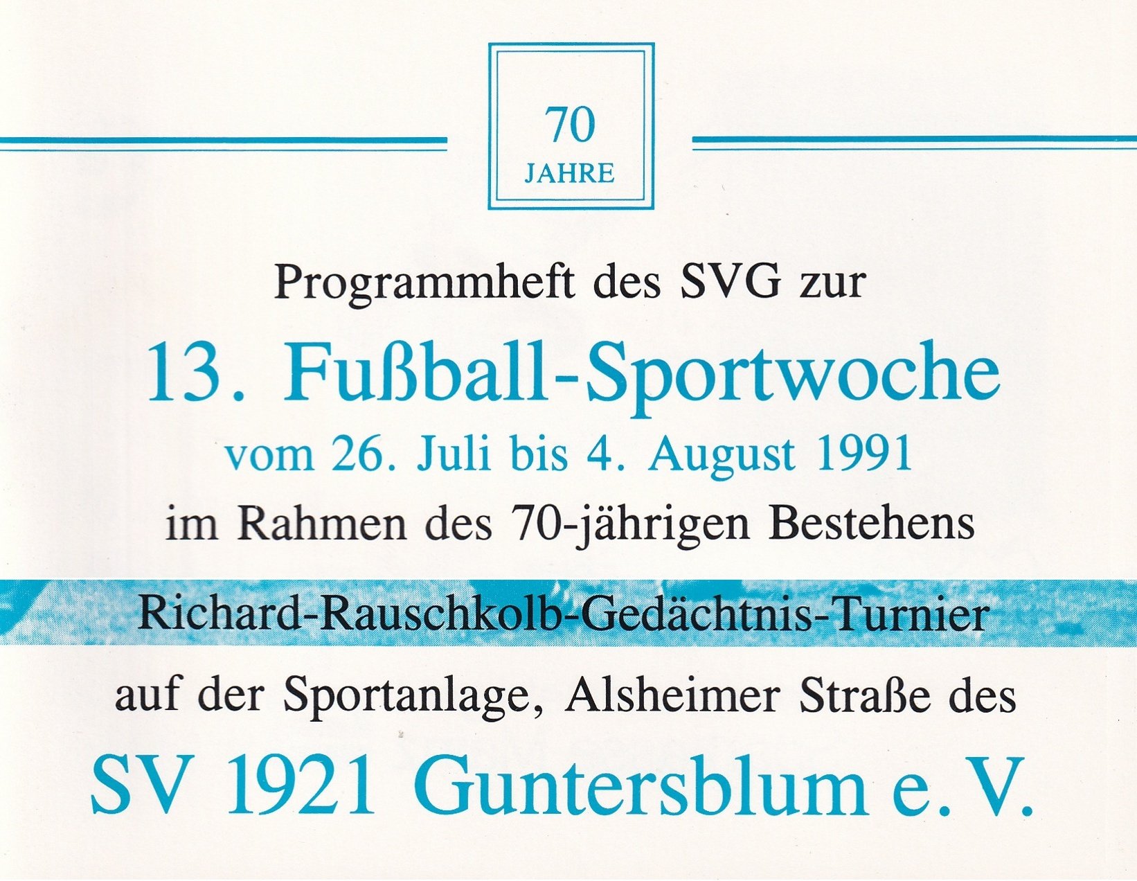 Sportwoche 1991 (Kulturverein Guntersblum CC BY-NC-SA)