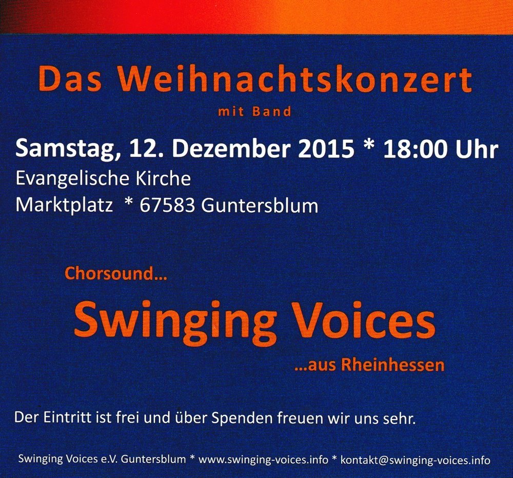 Swinging Voices (Kulturverein Guntersblum CC BY-NC-SA)