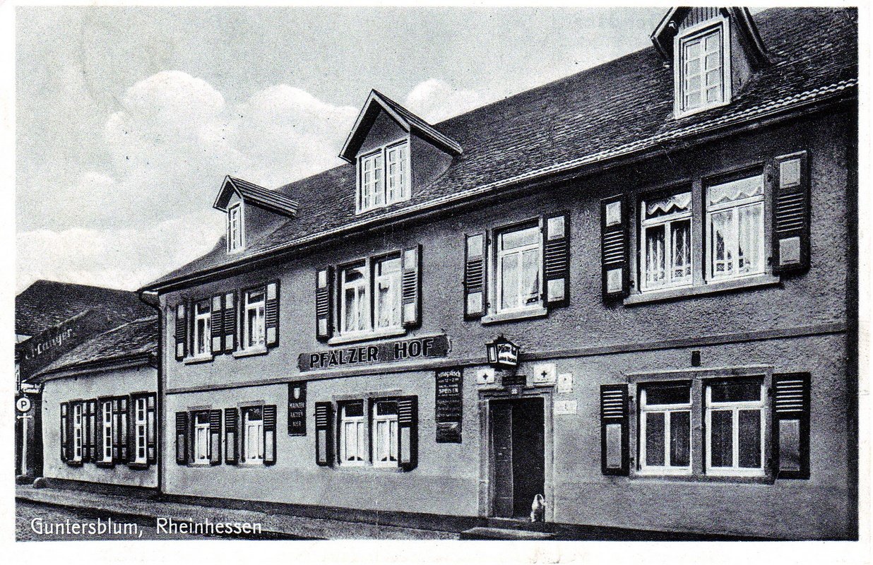 Das Gasthaus "Zum Pfälzer Hof" (Kulturverein Guntersblum CC BY-NC-SA)