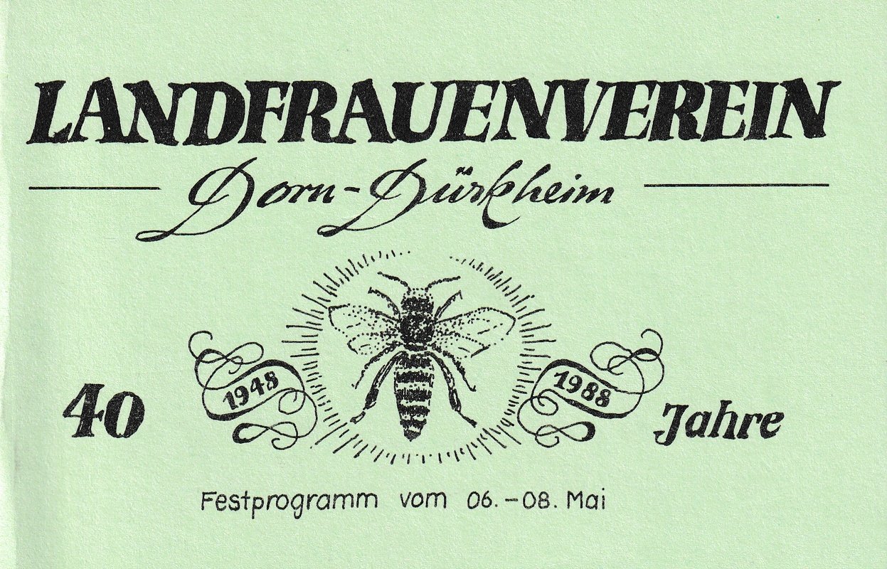 40 Jahre Landfrauenverein Dorn-Dürkheim (Kulturverein Guntersblum CC BY-NC-SA)