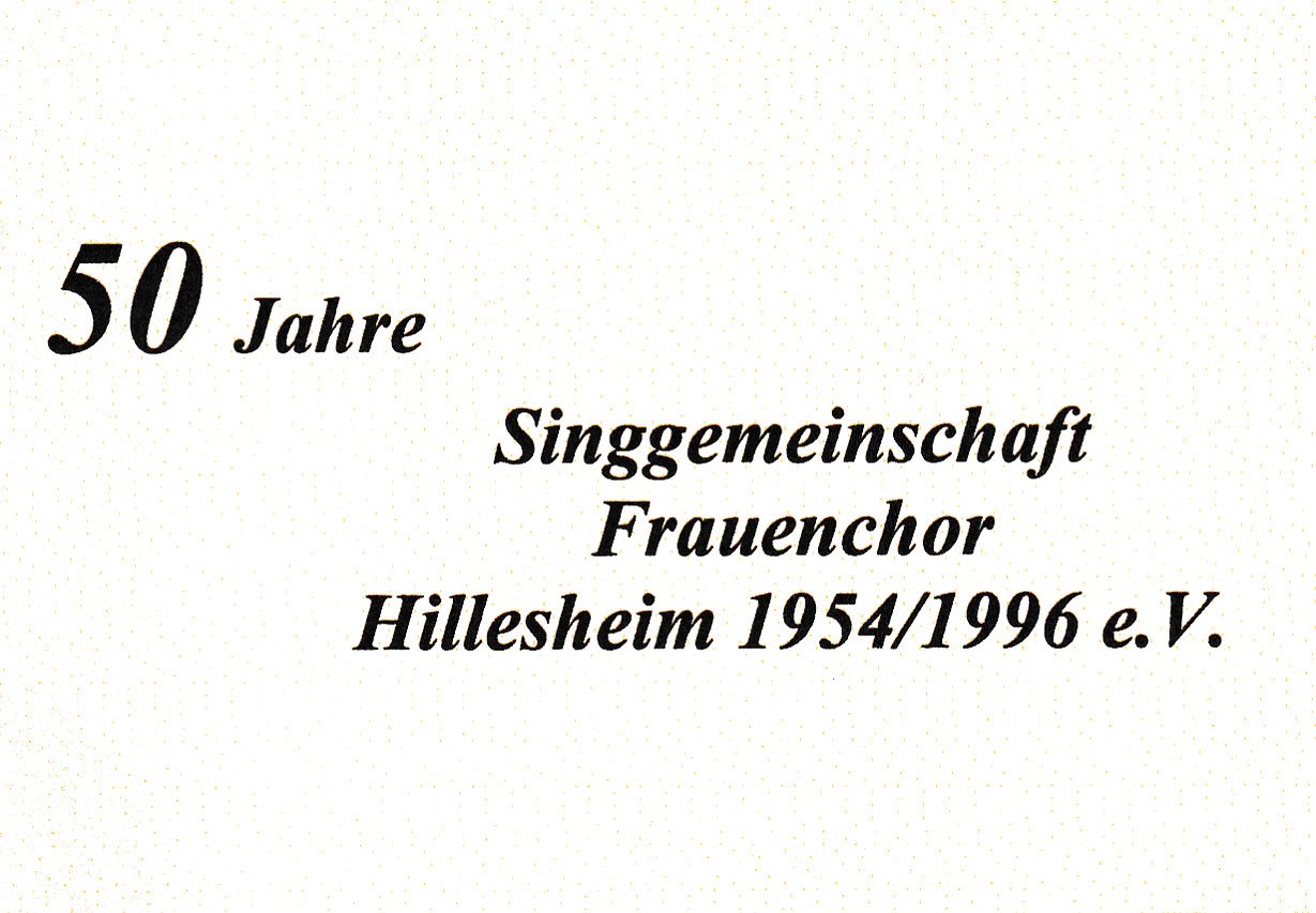 Hillesheim Frauenchor (Kulturverein Guntersblum CC BY-NC-SA)
