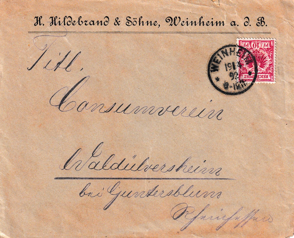 42487 Uelversheim Brief (Kulturverein Guntersblum CC BY-NC-SA)