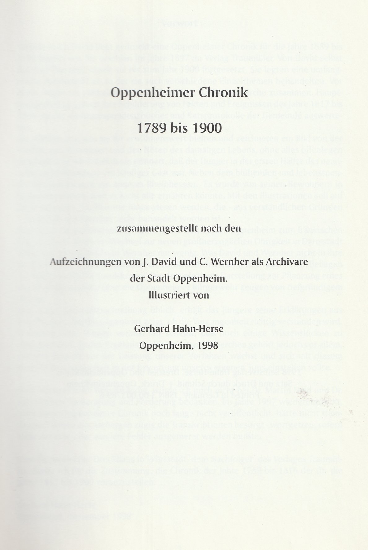 Chronik von Oppenheim 1789 bis 1900 (Museum Guntersblum CC BY-NC-SA)