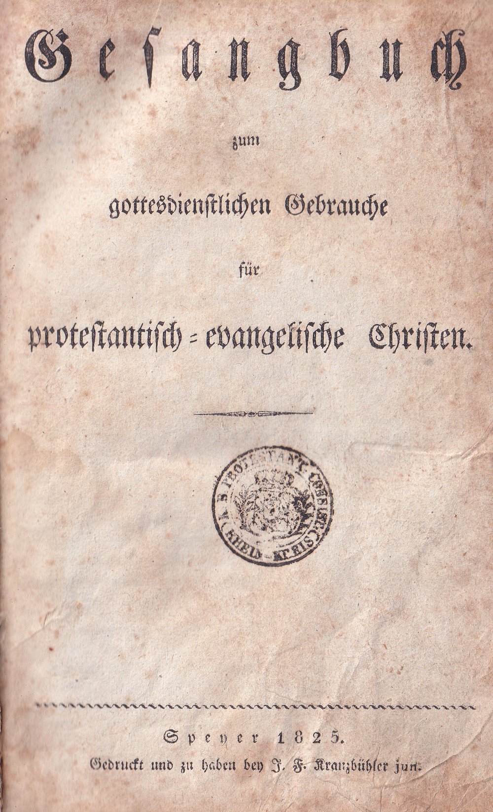 42590 Gesangbuch 1825 (Kulturverein Guntersblum CC BY-NC-SA)